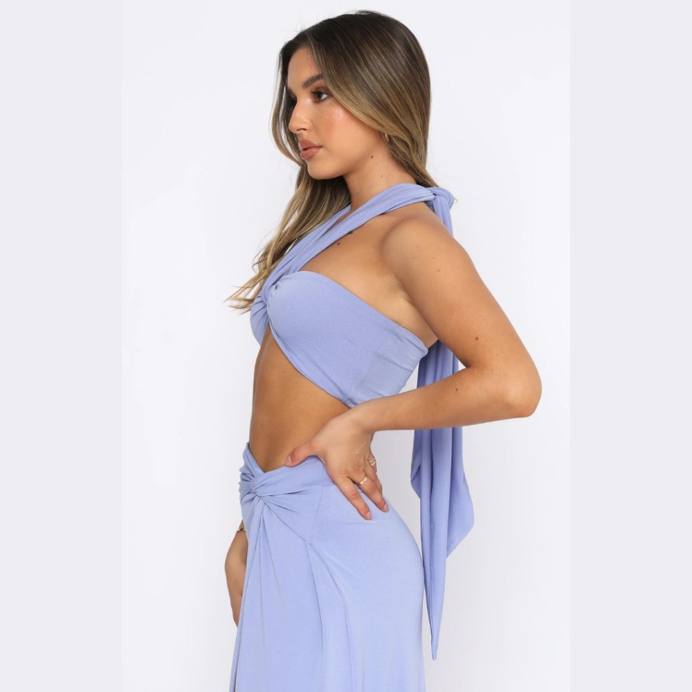 NWT If You Say So Scarf Top and Maxi Skirt Set / Small - Picture 4 of 8